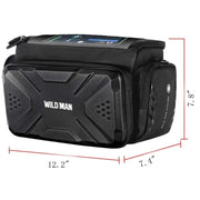 g8buynz g8buynz 4L Rainproof Bike Handlebar Storage Bag with Touch Screen Strap Use for MTB 4L Rainproof Bike Handlebar Storage Bag with Touch Screen Strap Use for MTB