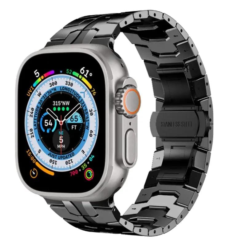 g8buynz g8buynz Stainless Steel Band for Apple Watch Ultra Band Metal Strap with Folding Clasp 3 Stainless Steel Band for Apple Watch Ultra Band Metal Strap with Folding Clasp 3