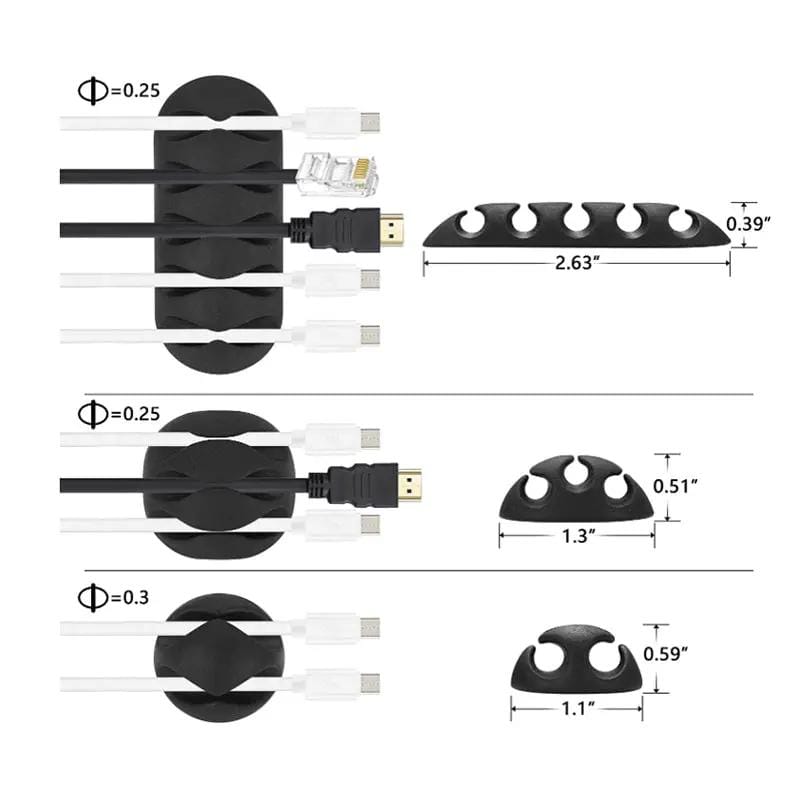 g8buynz g8buynz 126pcs Cord Organizer Kit 4 Cable Sleeve with Zipper 10 Self Adhesive Cable Clip 126pcs Cord Organizer Kit 4 Cable Sleeve with Zipper 10 Self Adhesive Cable Clip
