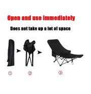 Adjustable Folding Chair with Footrest – 3 Recline Positions TMD7269 by ECOTREK