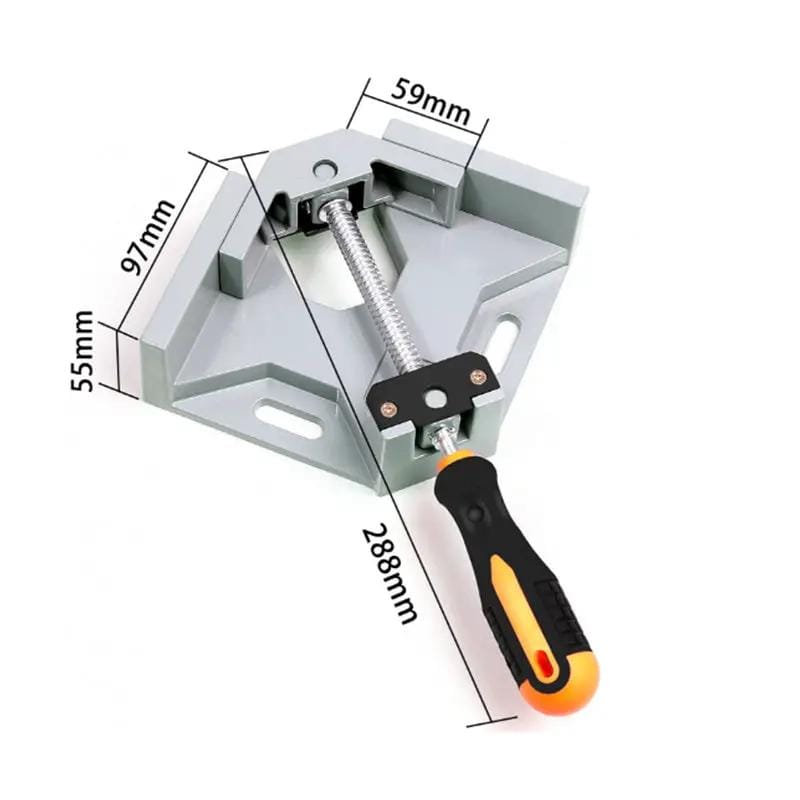 g8buynz g8buynz 90 Degree Clamps for Woodworking, Single Handle Aluminum Alloy Corner Clamp 90 Degree Clamps for Woodworking, Single Handle Aluminum Alloy Corner Clamp
