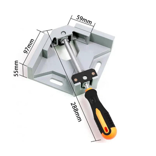 g8buynz g8buynz 90 Degree Clamps for Woodworking, Single Handle Aluminum Alloy Corner Clamp 90 Degree Clamps for Woodworking, Single Handle Aluminum Alloy Corner Clamp