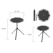 g8buynz g8buynz Telescopic Outdoor Three Legged Folding Dining Table Portable Camping Aluminum Telescopic Outdoor Three Legged Folding Dining Table Portable Camping Aluminum