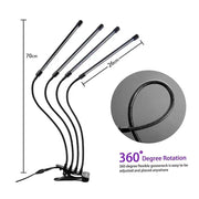g8buynz g8buynz Grow Lights for Indoor Plants, Full Spectrum Led Plant Light with Timer Clip on Grow Lights for Indoor Plants, Full Spectrum Led Plant Light with Timer Clip on