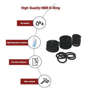 g8buynz g8buynz 419 Piece Nitrile Rubber O Ring Assortment Kit 32 Sizes Hydraulic Washer Sealing Gaskets with Box 419 Piece Nitrile Rubber O Ring Assortment Kit 32 Sizes Hydraulic Washer Sealing Gaskets with Box