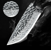 Damascus Steel Tactical Knife with High Hardness by Mead's Supply & Equipment Outfitters limited