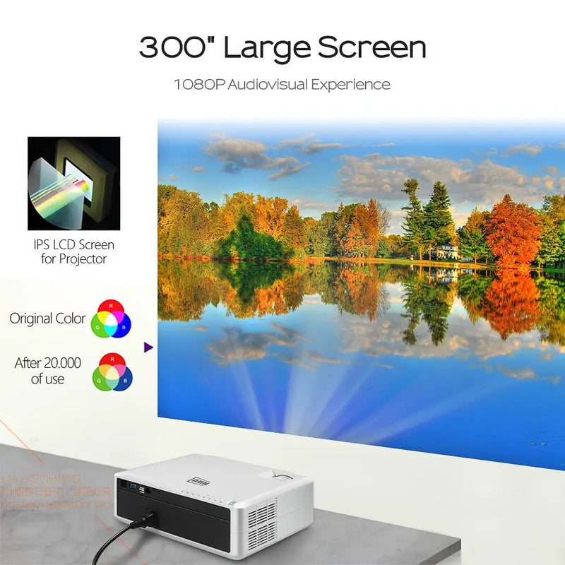 Action Outdoors Limited AUN Smart Digital Projector with 1080P and 4K Support AUN Smart Digital Projector with 1080P and 4K Support