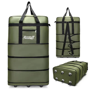 Expandable Extra-Large Travel Duffel Bag with Wheels – Waterproof & Lightweight (6 Wheels) BGMF7155 by ECOTREK