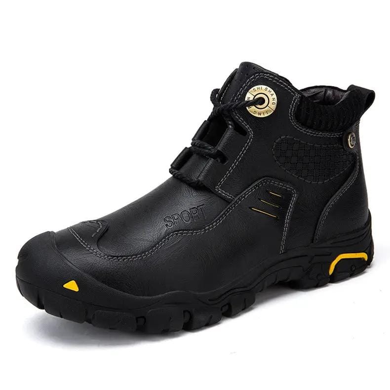 Men's Leather High-Top Shoes — Non-Slip Rubber Sole | Sizes 40–46 – view 7