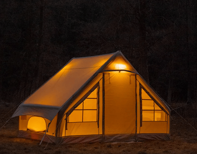 Cotton Camping Inflatable Tent by Action Outdoors Limited