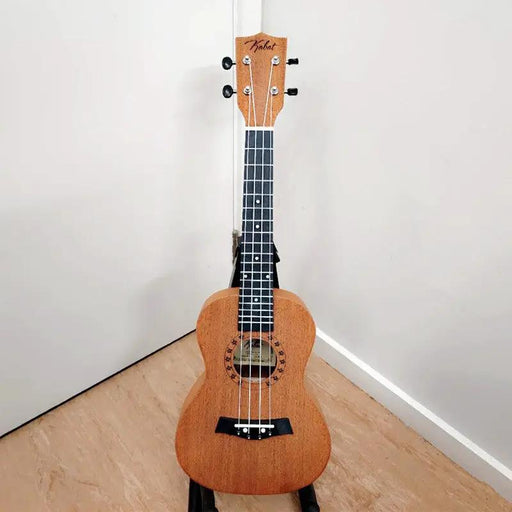 23" Student Soprano Ukulele Fitted Wooden Guitar - WOOD PATTERN by dealonline.co.nz