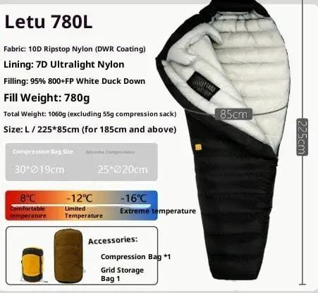 Mead's Supply & Equipment Outfitters limited Sleeping Bags Ultralight Down Sleeping Bag for Camping & Hiking Ultralight Down Sleeping Bag for Camping & Hiking