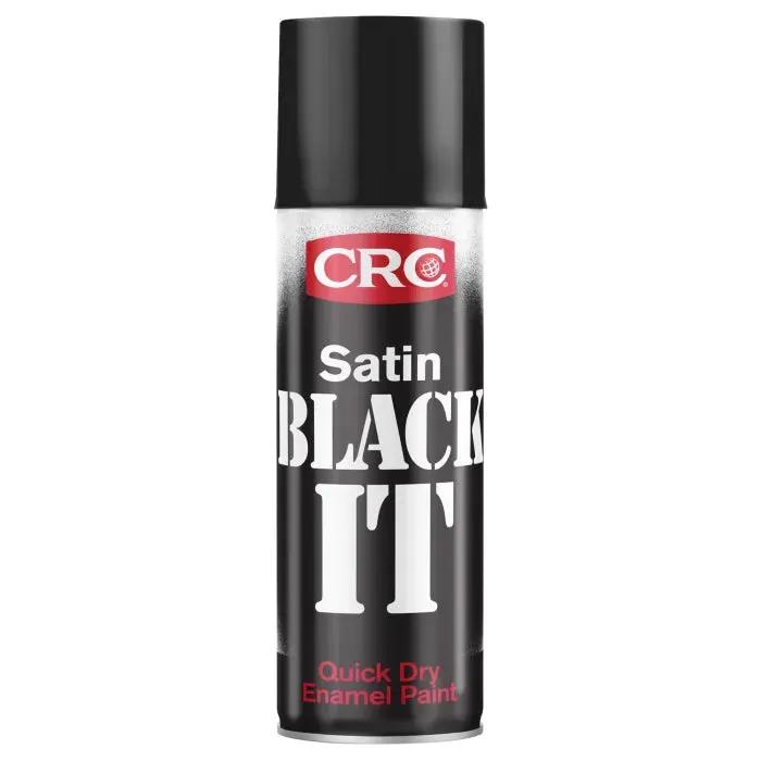 CRC Black It Satin 400ml - Black Spray Paint