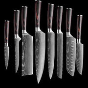 Chef Knives Kitchen Knives Cleaver Slicing Knives 8pcs set by China Dropship