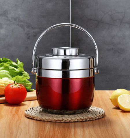 Mead's Supply & Equipment Outfitters limited Camp Cookware & Food Storage Stainless Steel Insulated Lunch Box — 2-Tier Hiking Bento | Hot & Cold | 1.2L & 1.5L Stainless Steel Insulated Lunch Box — 2-Tier Hiking Bento | Hot & Cold | 1.2L & 1.5L