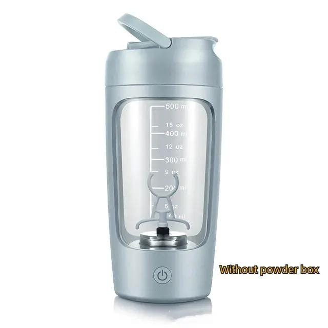 Electric Portable Whey Protein Shaker Bottle For Smooth Blends by Action Outdoors Limited