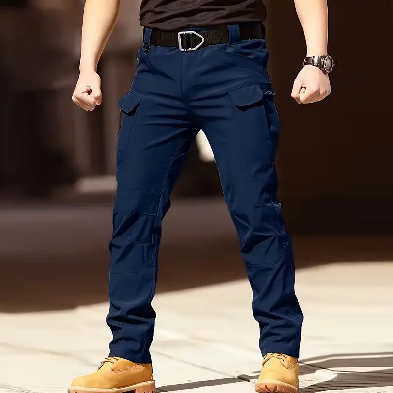Men's Tactical Pants Water Resistant Flex Ripstop Cargo Pants Lightweight Hiking by dealonline.co.nz