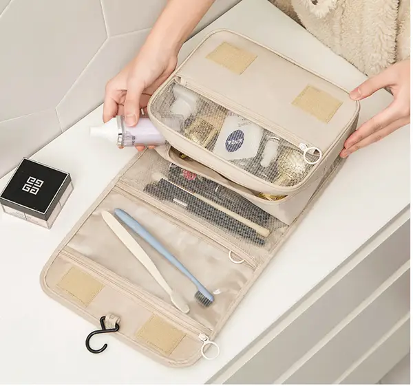 Ecotrek Dustproof Hanging Toiletry Bag with Waterproof Compartments ZH6013 by ECOTREK