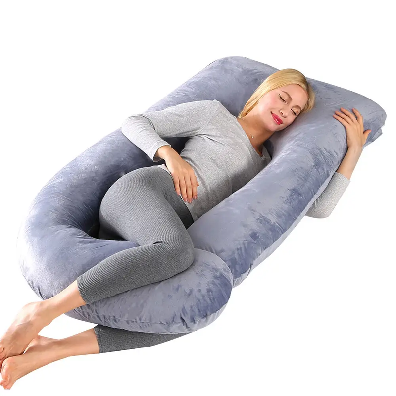 Pregnancy Pillow - Grey by salelink.co.nz
