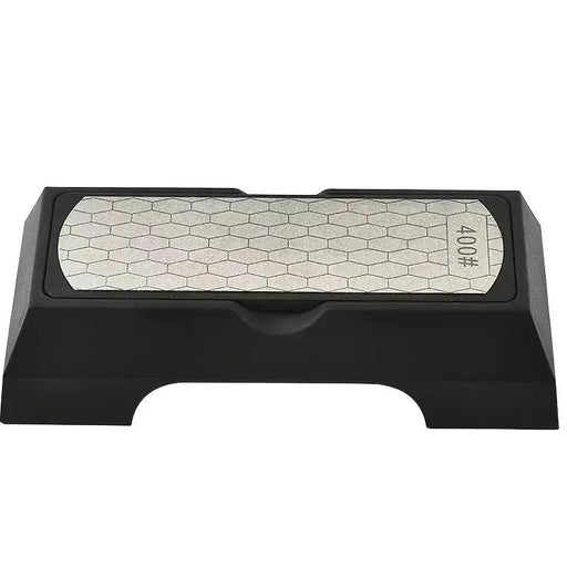 Diamond Double-sided Sharpening Stone 400#/1000# With Coarse And Fine Grit And Non-slip Base - Suitable For Kitchen Knives, Chisels, Axes, And Woodworking Tools, Providing Practical Gifts For The Home - black by China Dropship