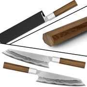 Keihatsu Japanese Gyuto Chef Knife 8 Inch Kiritsuke Knife, Professional Kitchen Ultra Sharp Vegetable Knives With Sheath & Box - Kirtsuke Knife by China Dropship