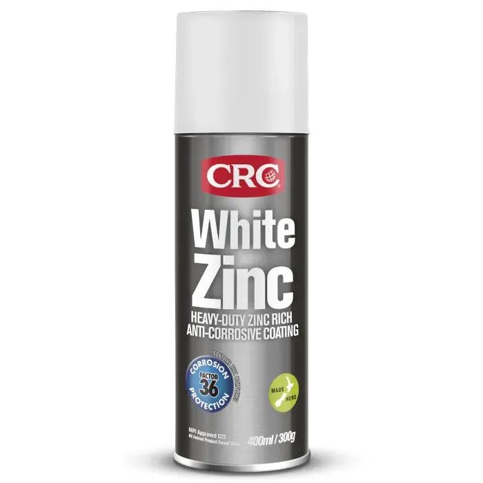CRC White Zinc 400ml - Zinc Spray Paint