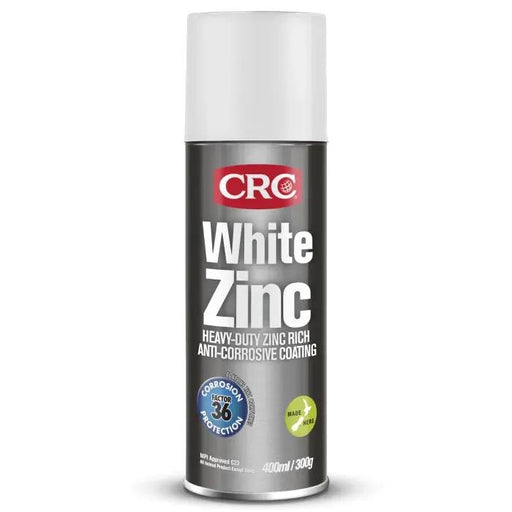CRC White Zinc 400ml - Zinc Spray Paint