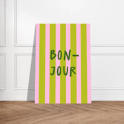 Bonjour by Blank Wall Print Shop