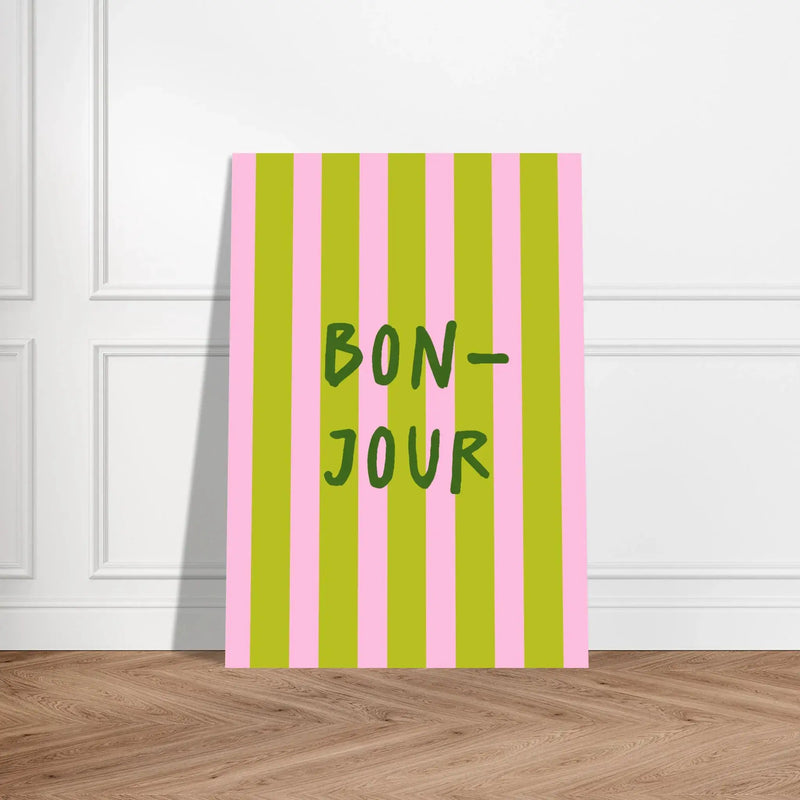 Bonjour by Blank Wall Print Shop