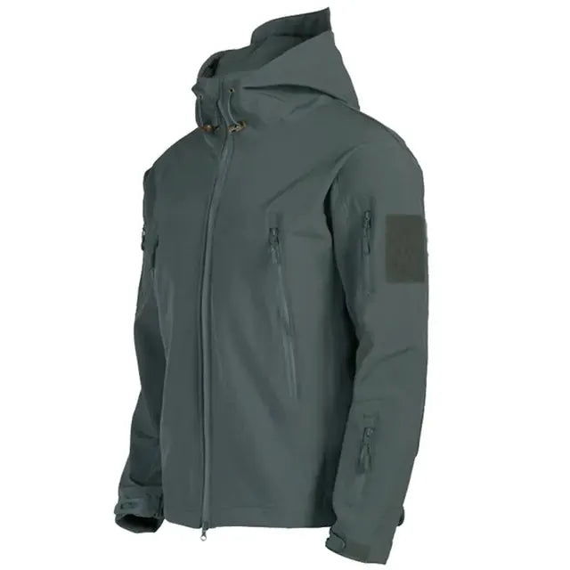 Men's Tactical Waterproof Shark Skin Jacket - Softshell Outdoor Jacket with Fleece Lining by Mead's Supply & Equipment Outfitters limited