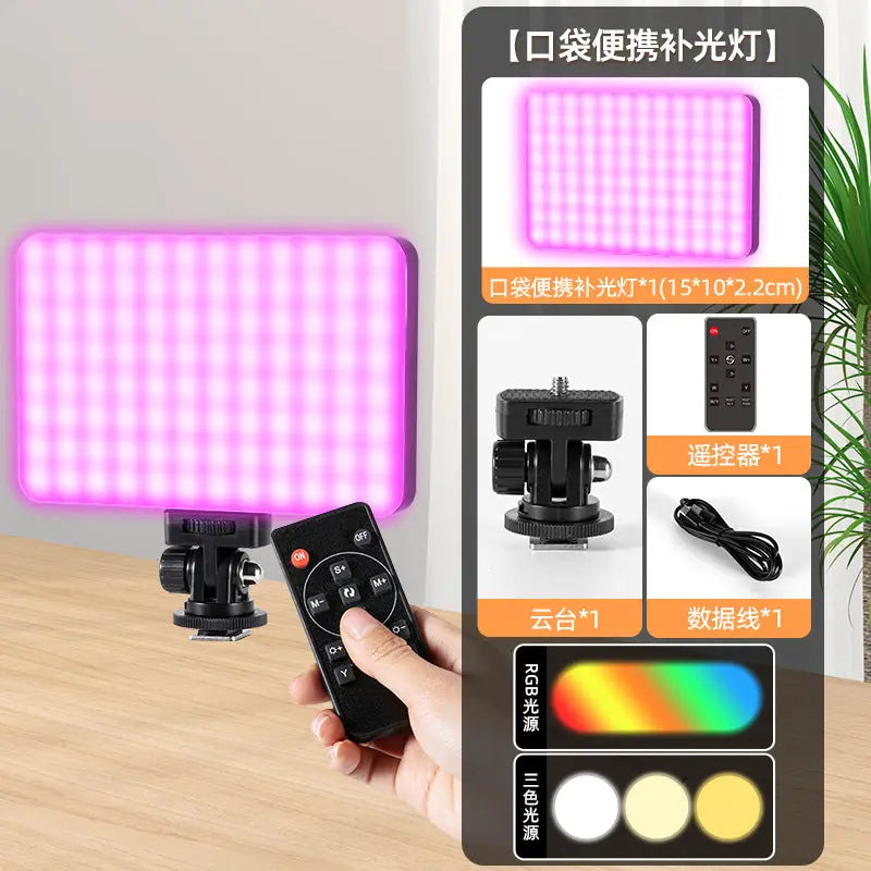 Action Outdoors Limited Portable RGB Pocket Light with Remote for Photography Portable RGB Pocket Light with Remote for Photography