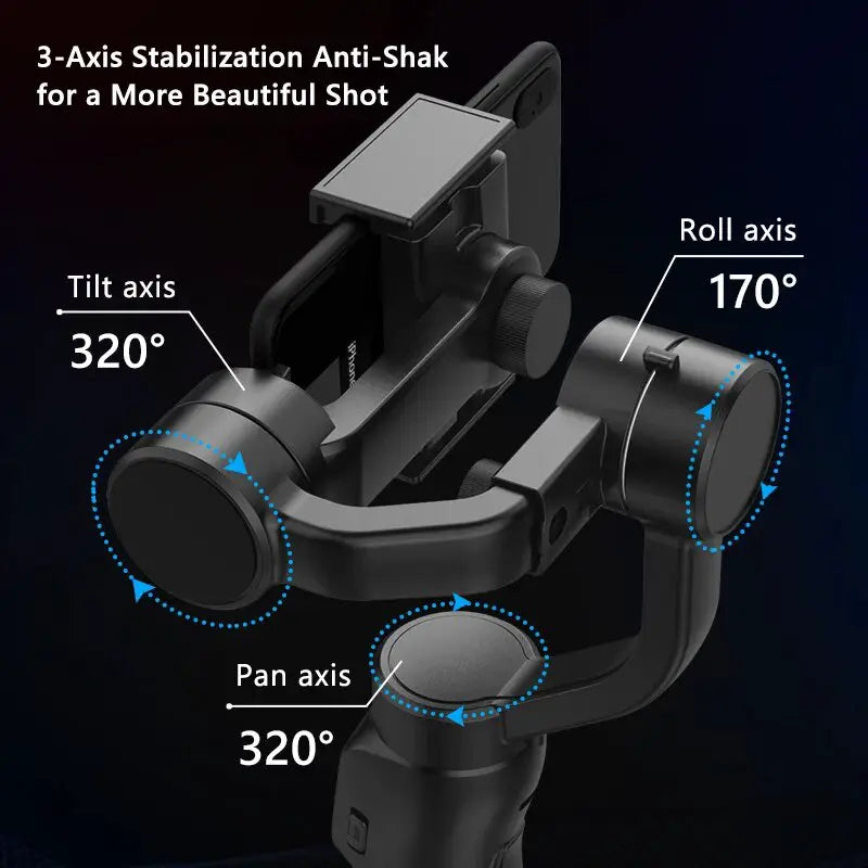 Action Outdoors Limited F8 Handheld 3-Axis Gimbal Stabilizer for Smartphones F8 Handheld 3-Axis Gimbal Stabilizer for Smartphones