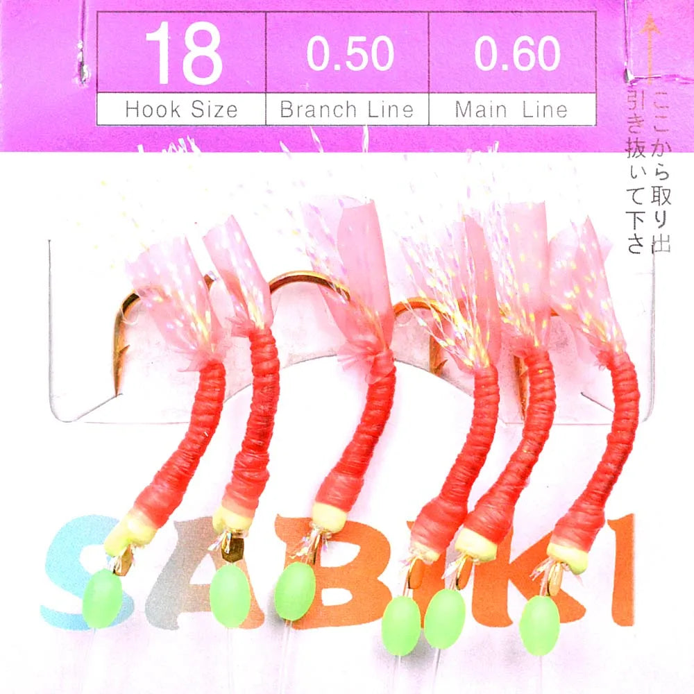 5 Packs High Quality Sabiki Sea Fishing Lures Rigs Hooks Saltwater Soft Fishing Lure Tackle For Big Game de pesca - Action Outdoors Kiwi