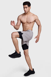 2 in 1 Laser Short Beige/Black by Fuaark Nz
