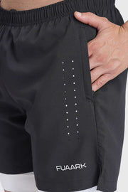 2 in 1 Laser Short Black by Fuaark Nz