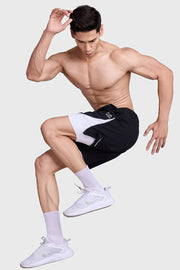 2 in 1 Mesh Short Black/White by Fuaark Nz