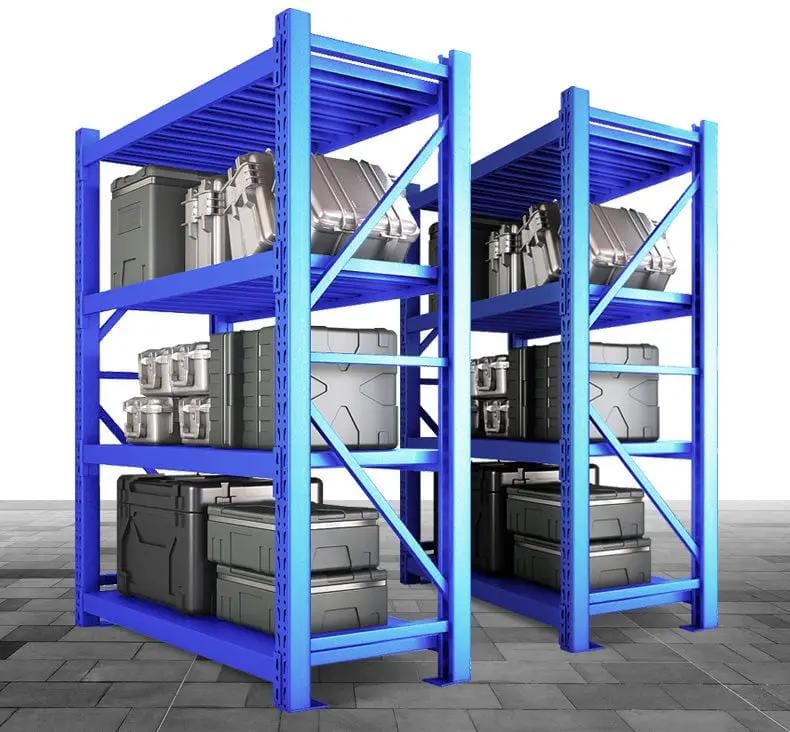 dealonline.co.nz dealonlinenz Heavy Duty Warehouse Storage Shelving Rack System With Adjustable Crossbeams Heavy Duty Warehouse Shelving Rack With Crossbeams