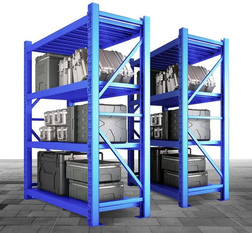 dealonline.co.nz dealonlinenz Heavy Duty Warehouse Storage Shelving Rack System With Adjustable Crossbeams Heavy Duty Warehouse Shelving Rack With Crossbeams