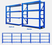 dealonline.co.nz dealonlinenz Heavy Duty Warehouse Storage Shelving Rack System With Adjustable Crossbeams Heavy Duty Warehouse Shelving Rack With Crossbeams
