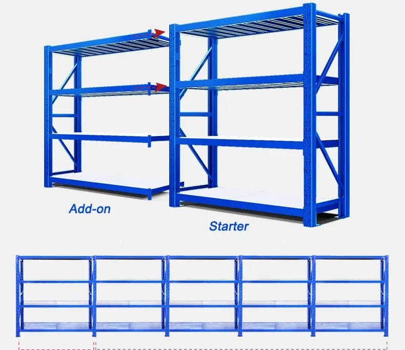 dealonline.co.nz dealonlinenz Heavy Duty Warehouse Storage Shelving Rack System With Adjustable Crossbeams Heavy Duty Warehouse Shelving Rack With Crossbeams