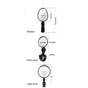 Habicare 360° Adjustable Bicycle Rearview Mirrors for MTB & Road Bike Handlebars 360° Adjustable Bicycle Rearview Mirrors for MTB & Road Bike Handlebars