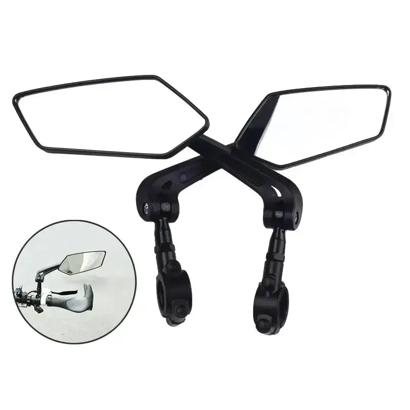 Habicare 360° Adjustable Bicycle Rearview Mirrors for MTB & Road Bike Handlebars 360° Adjustable Bicycle Rearview Mirrors for MTB & Road Bike Handlebars