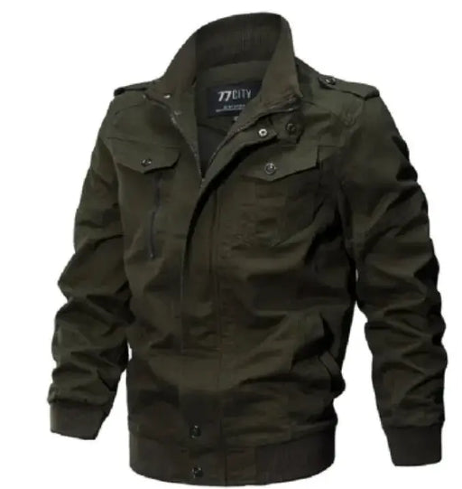 Tactical Flight Army Jacket - Military Bomber Jacket with Cotton Construction | Plus Size Available by Mead's Supply & Equipment Outfitters limited