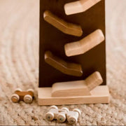 2 Tone Zig Zag Racing Cars - QToys | Wooden Montessori Activity NZ by Curious Moonbeam