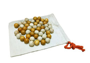 2 Tone Wooden Balls Set of 50 - QToys | Montessori Educational Toy by Curious Moonbeam