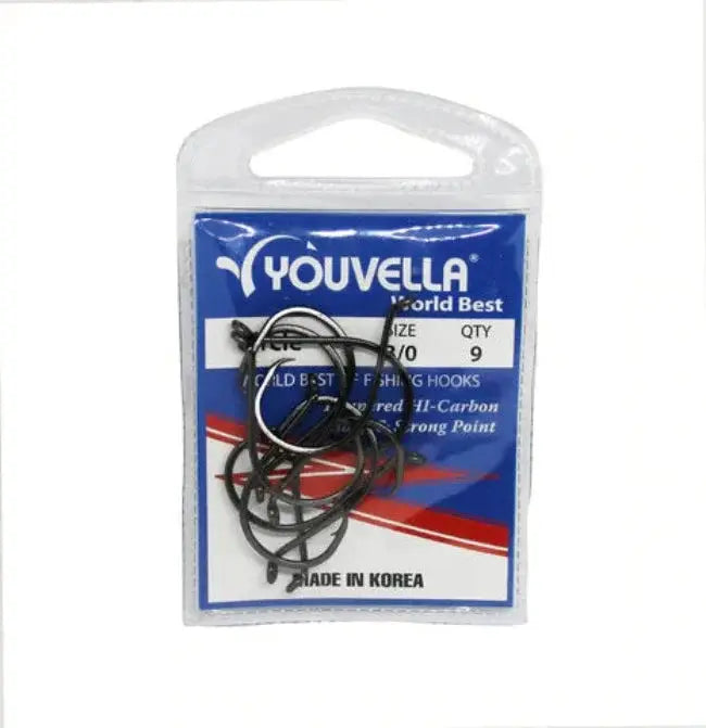 Youvella Circle Hooks 3/0 (9 PER PACK) by NZ Diver