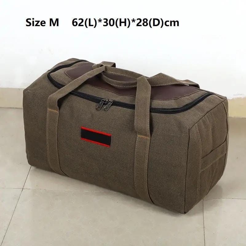 Canvas Storage Bag – High-Capacity Travel, Camping & Moving Luggage Bag XYY9024 by ECOTREK