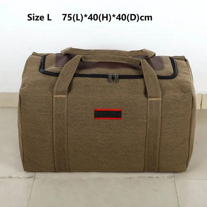 Canvas Storage Bag – High-Capacity Travel, Camping & Moving Luggage Bag XYY9024 by ECOTREK