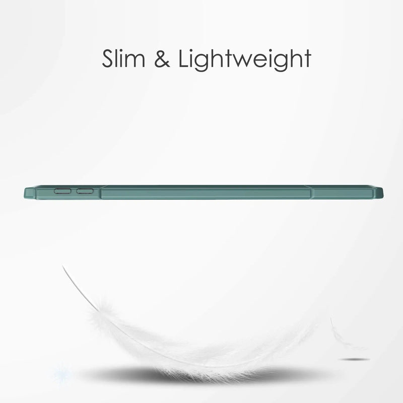 iPad 10.2 Case Clear Transparent Back Shell, Auto Sleep Wake by salelink.co.nz