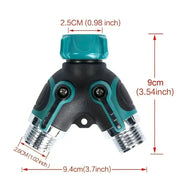 3/4" 2/4-Way Garden Hose Splitter with Shut-Off Valve (different types available) by Habicare